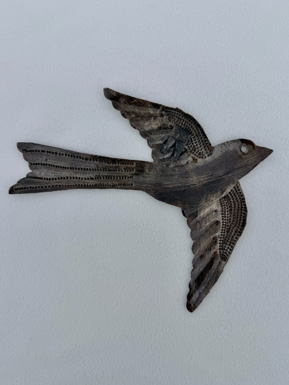 Birds in Flight Hand Crafted Metal Art Wall Decor ~ Set of 2 - Picture 6 of 10